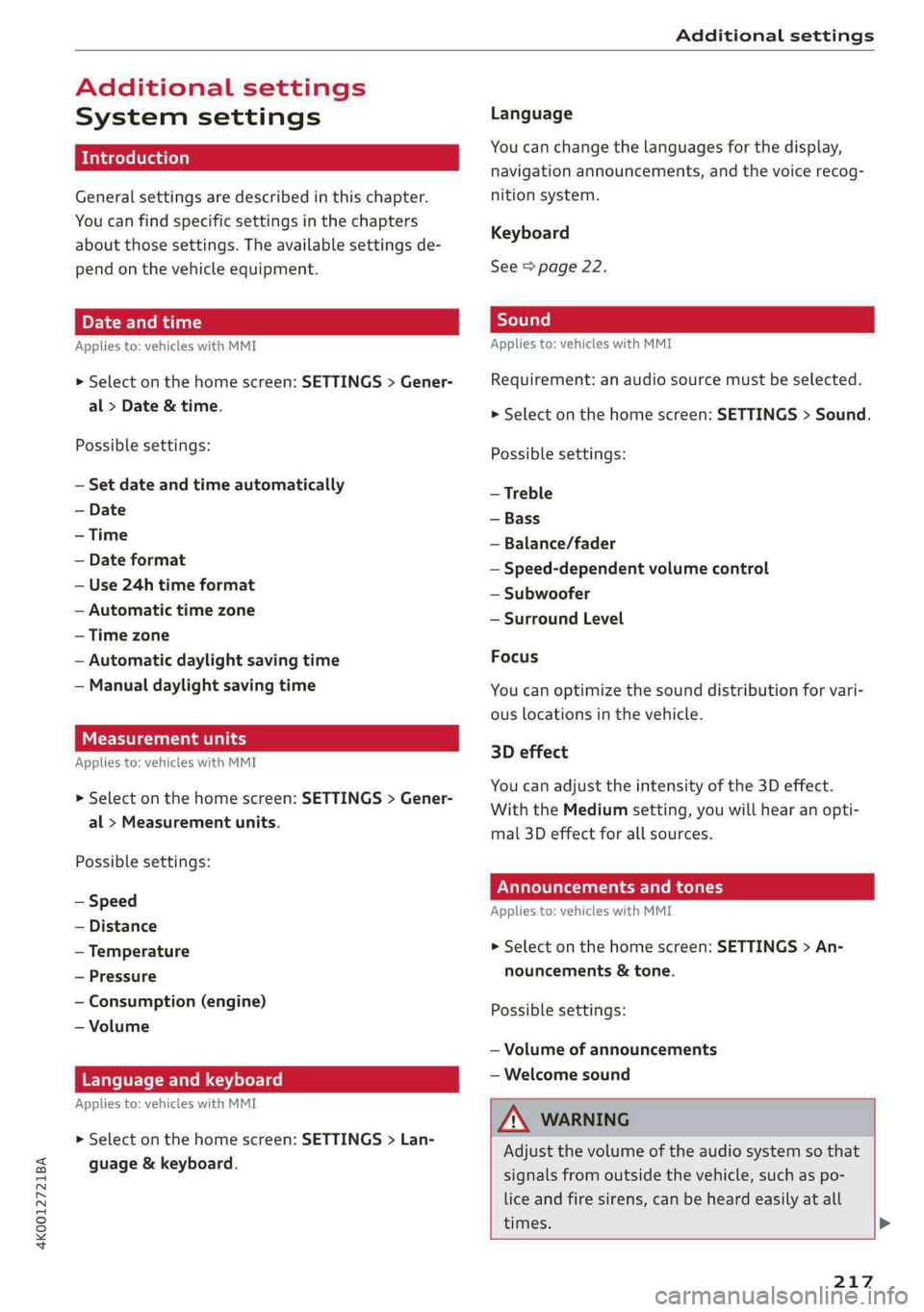 AUDI A6 2019 Owners Manual AUDI A6 2019 Owners Manual