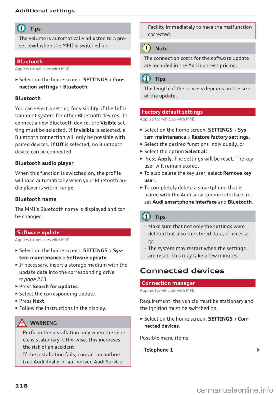 AUDI A6 2019 Owners Manual AUDI A6 2019 Owners Manual