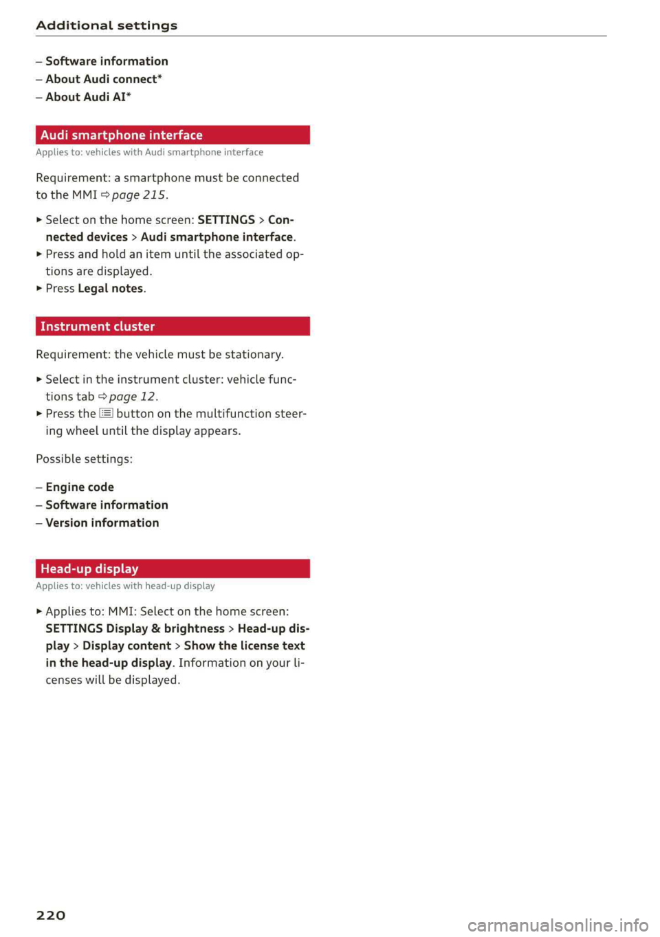 AUDI A6 2019 Owners Manual AUDI A6 2019 Owners Manual