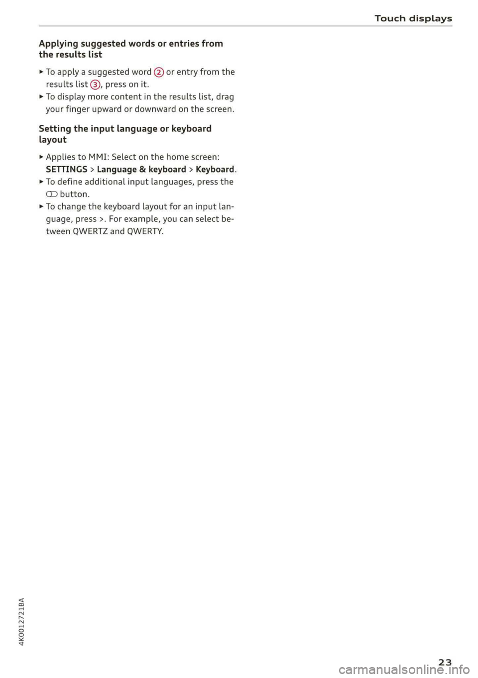 AUDI A6 2019 Owners Manual AUDI A6 2019 Owners Manual