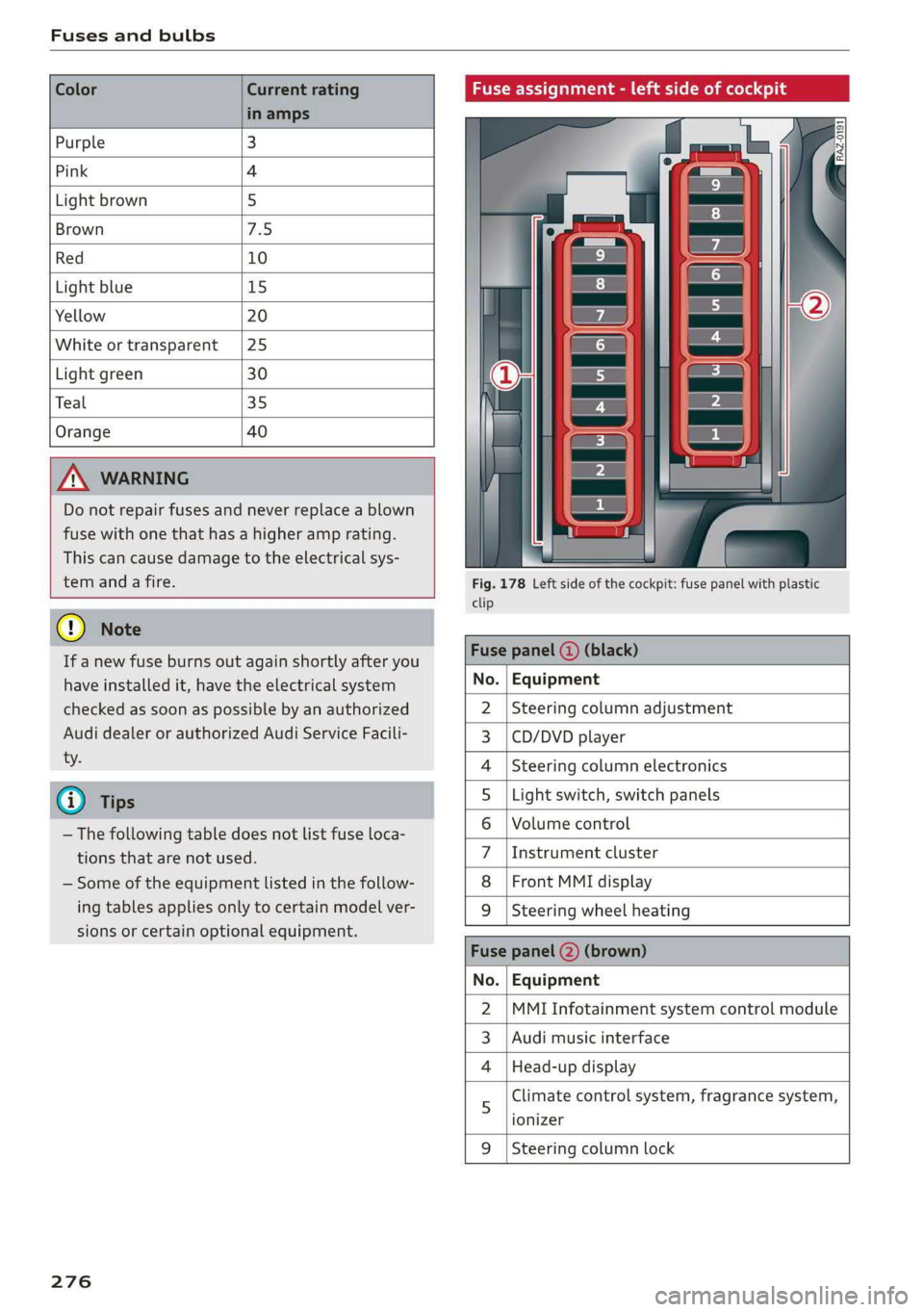 AUDI A6 2019 Owners Manual AUDI A6 2019 Owners Manual