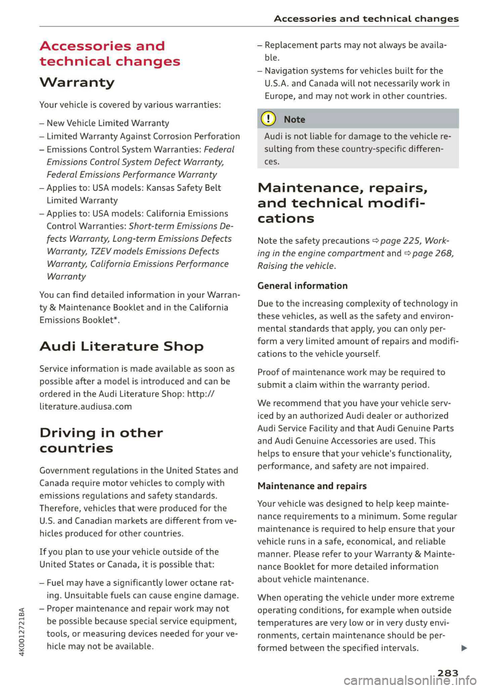AUDI A6 2019 Owners Manual AUDI A6 2019 Owners Manual