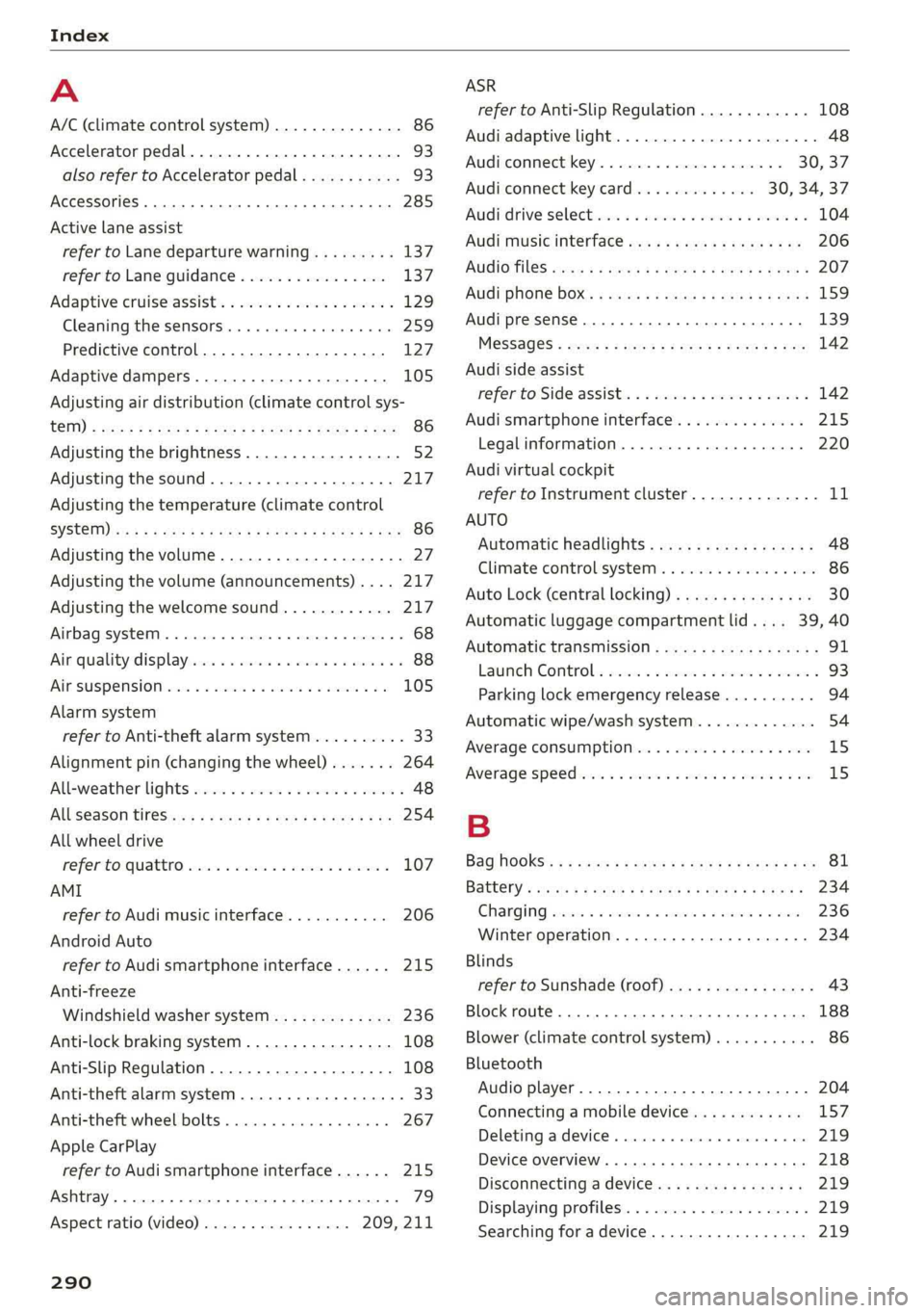 AUDI A6 2019 Owners Manual AUDI A6 2019 Owners Manual