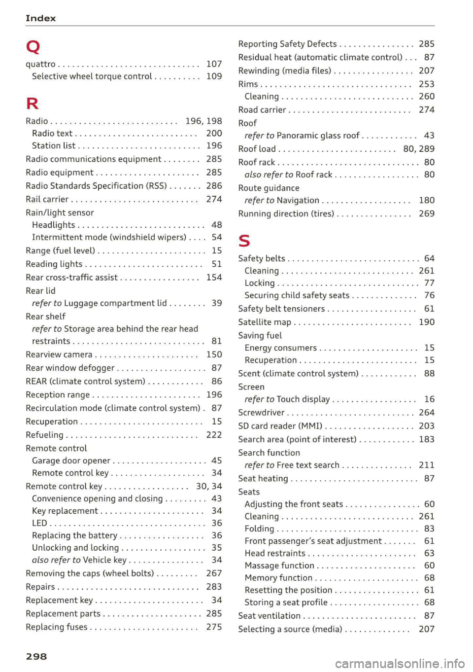 AUDI A6 2019 Owners Manual AUDI A6 2019 Owners Manual