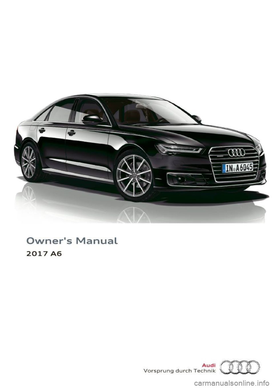 AUDI A6 2017  Owners Manual owners Manual 
2017 A6  