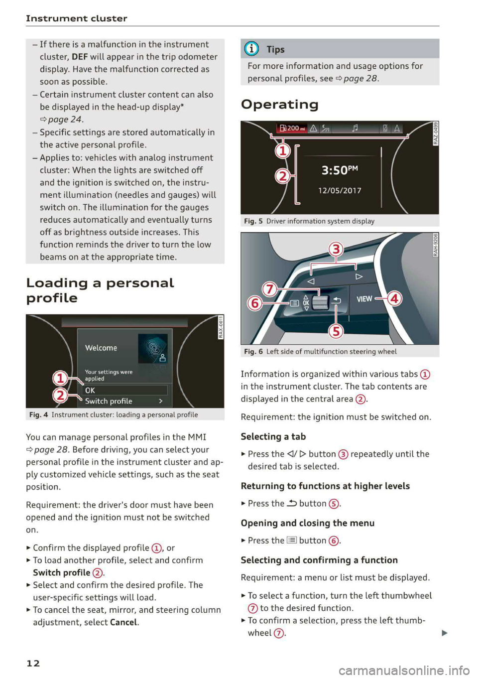 AUDI A7 2019 User Guide 