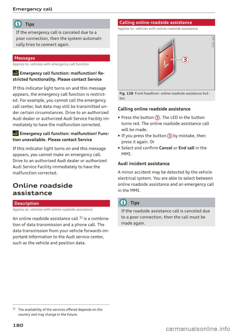 AUDI A7 2019  Owners Manual 