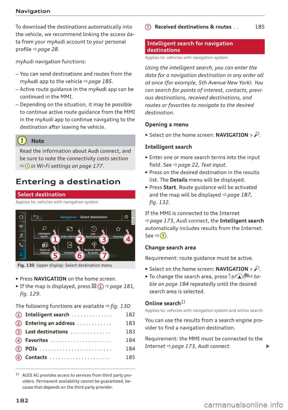 AUDI A7 2019  Owners Manual 
