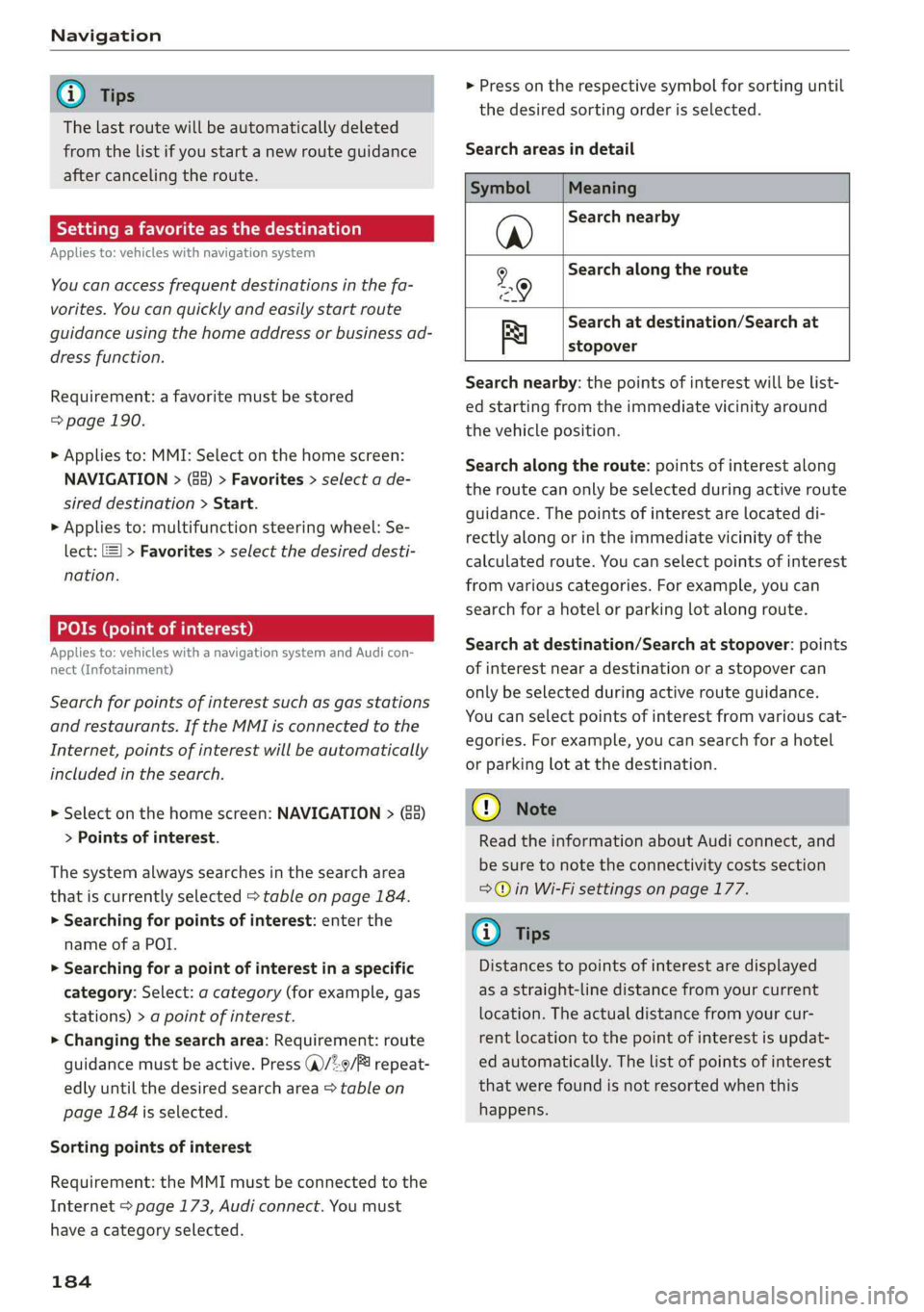 AUDI A7 2019  Owners Manual 