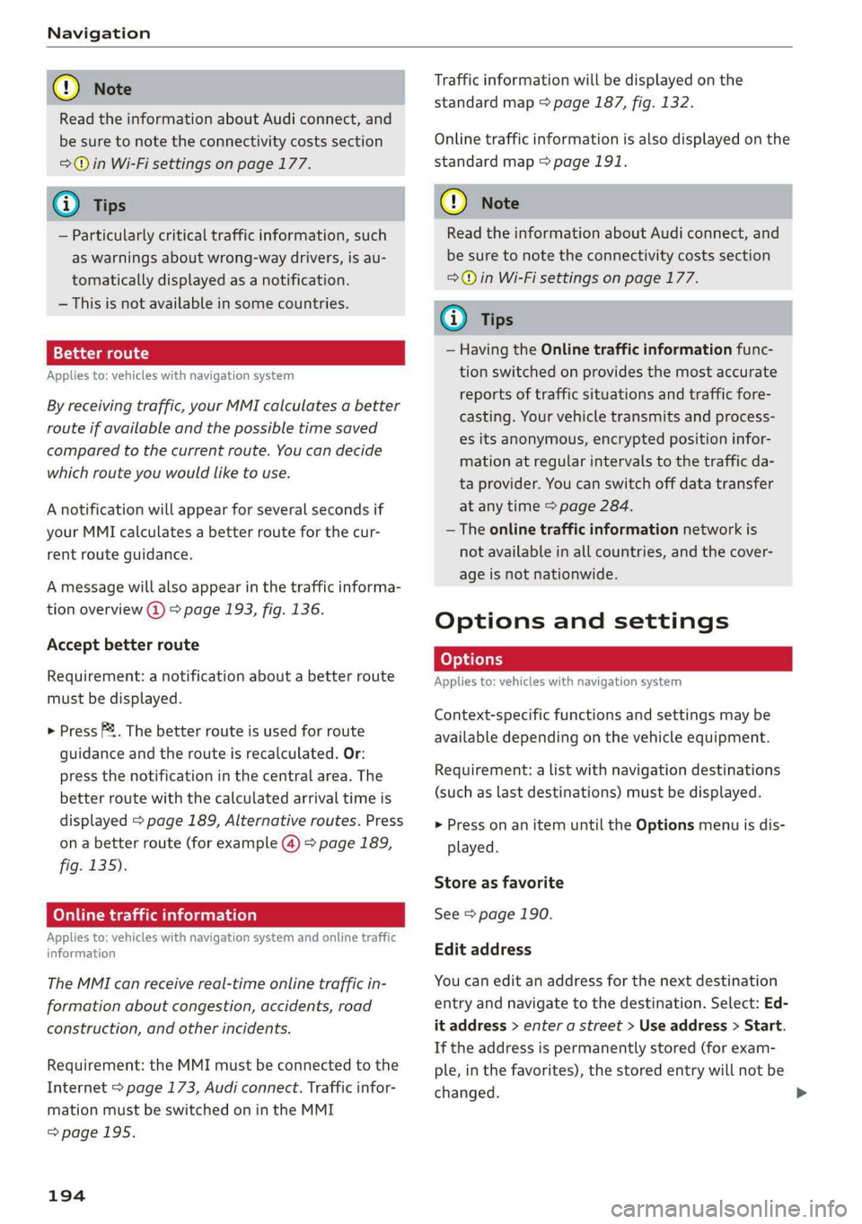 AUDI A7 2019  Owners Manual 