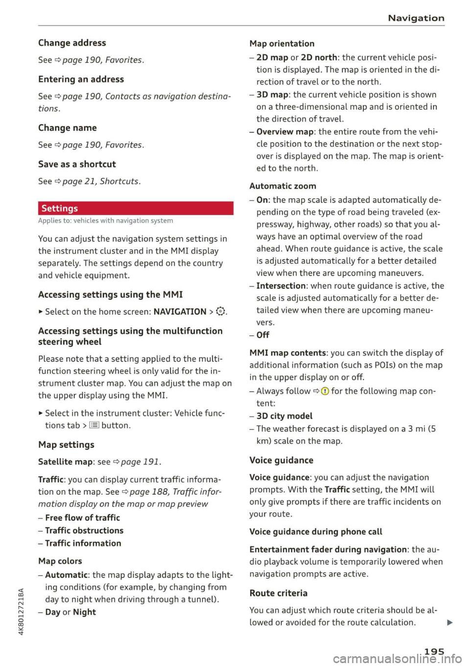 AUDI A7 2019  Owners Manual 