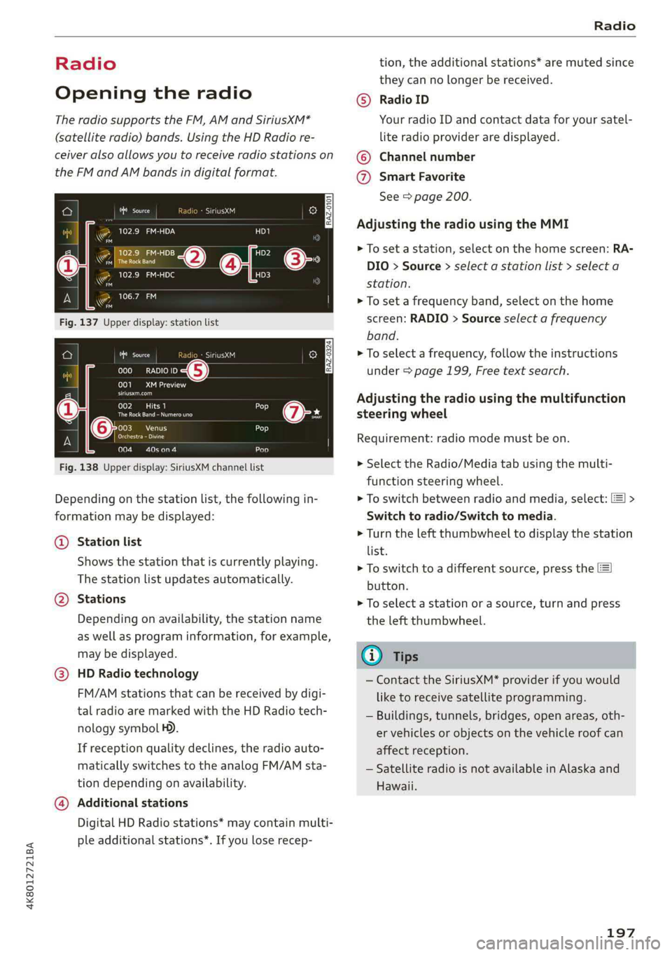 AUDI A7 2019  Owners Manual 