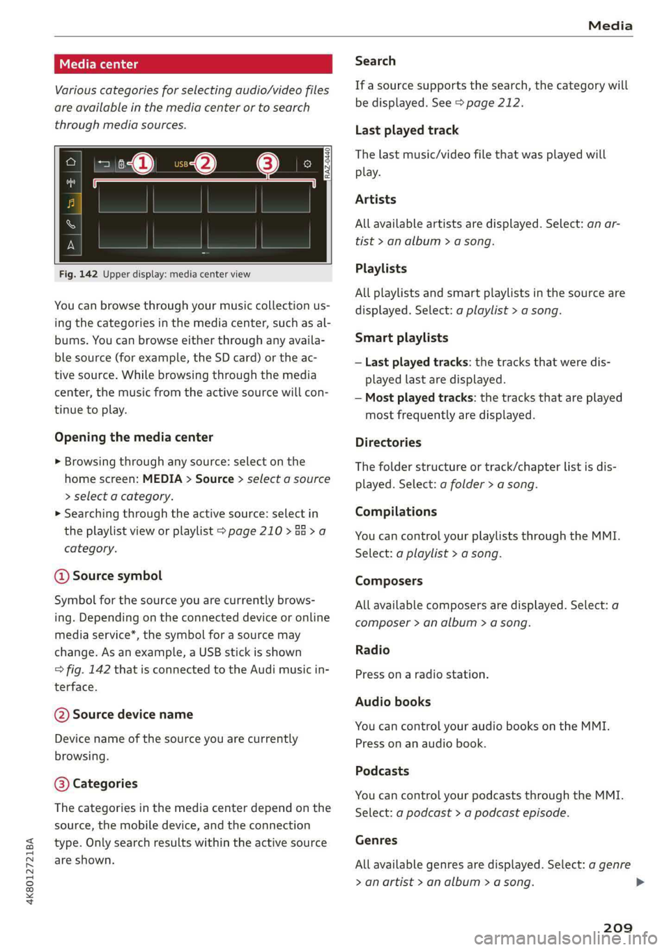 AUDI A7 2019  Owners Manual 