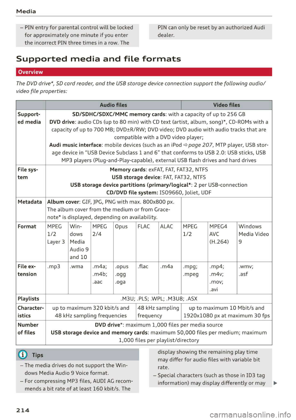 AUDI A7 2019  Owners Manual 