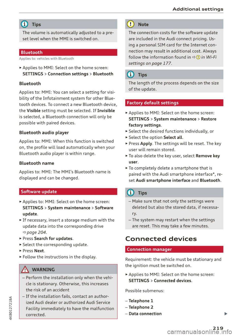 AUDI A7 2019 Owners Manual AUDI A7 2019 Owners Manual