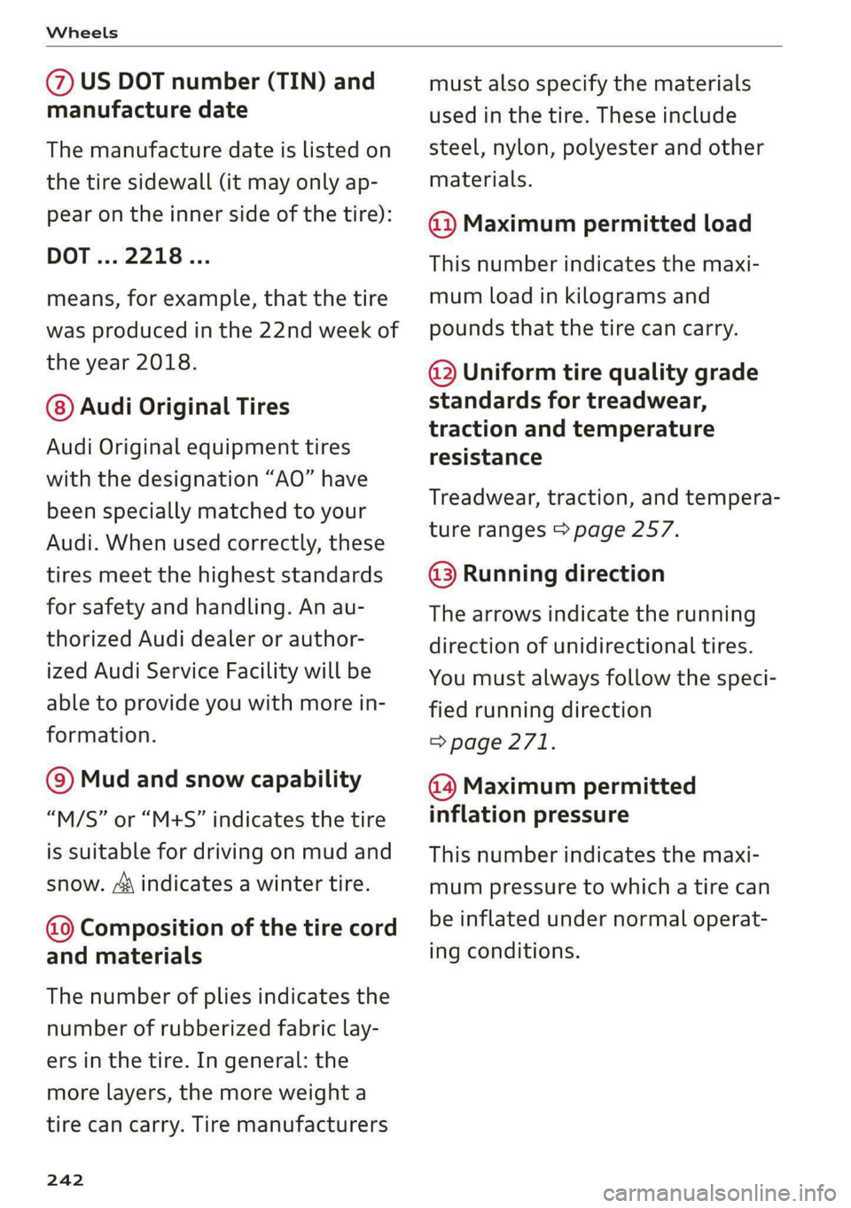 AUDI A7 2019 Owners Manual AUDI A7 2019 Owners Manual
