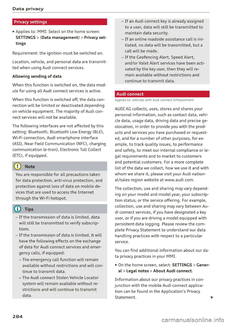AUDI A7 2019 Owners Manual AUDI A7 2019 Owners Manual