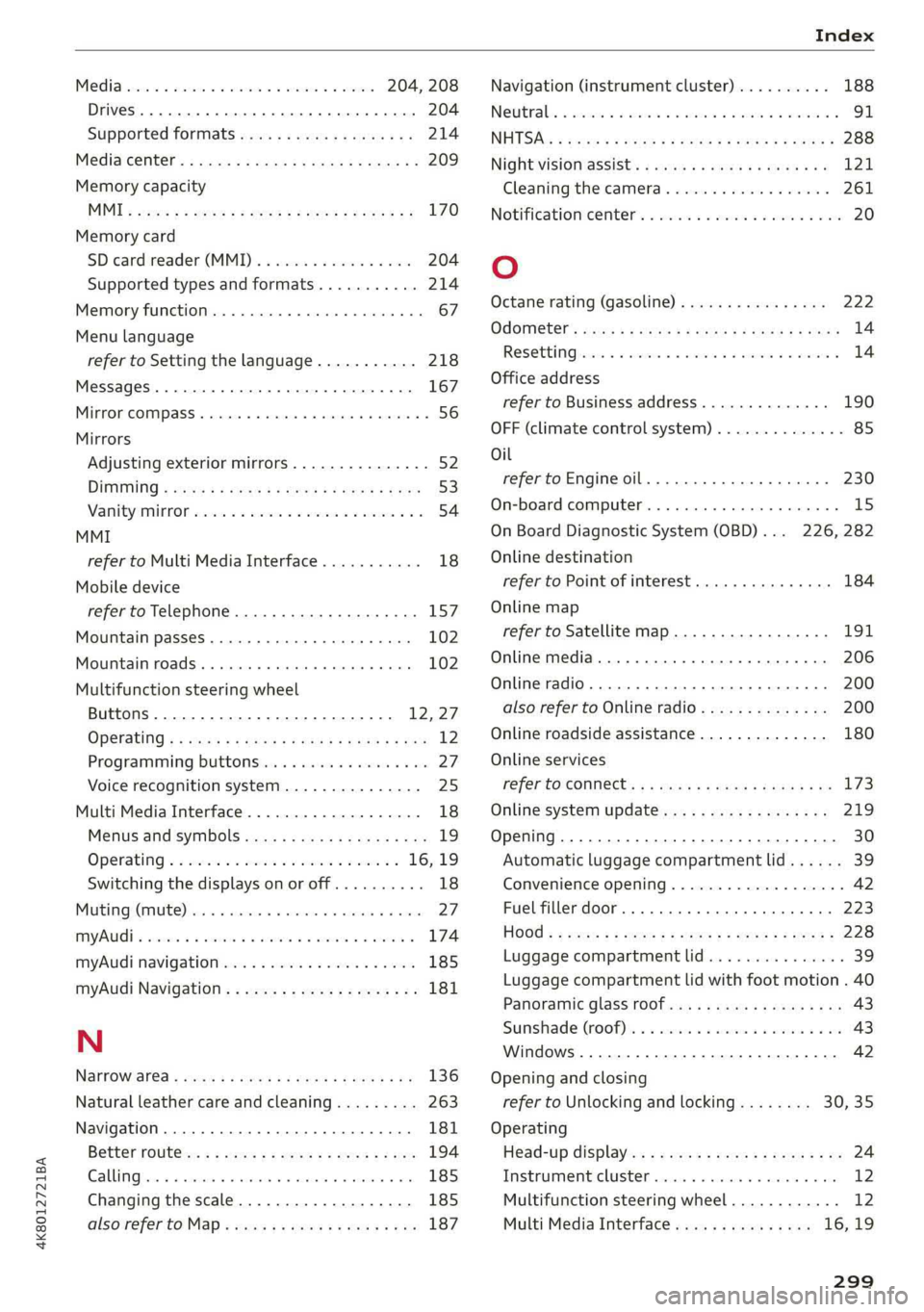 AUDI A7 2019  Owners Manual 