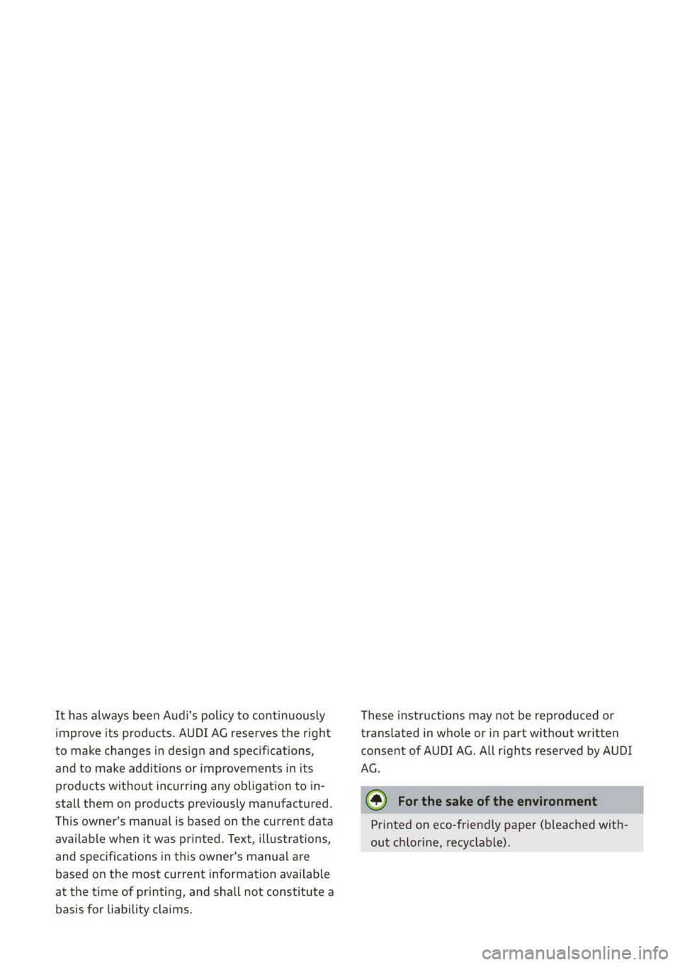 AUDI A7 2019  Owners Manual 