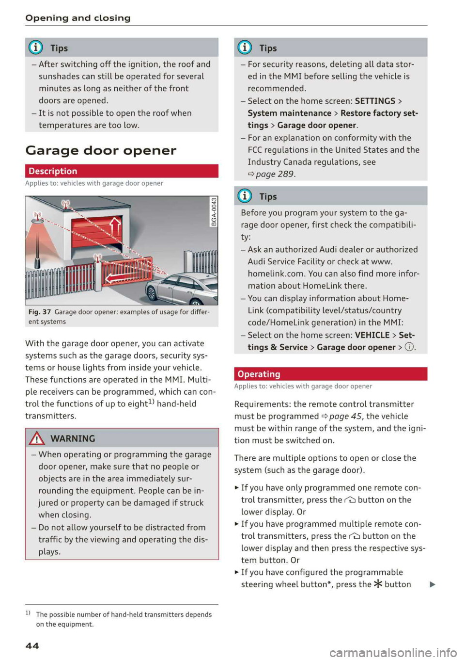 AUDI A7 2019 Service Manual 
