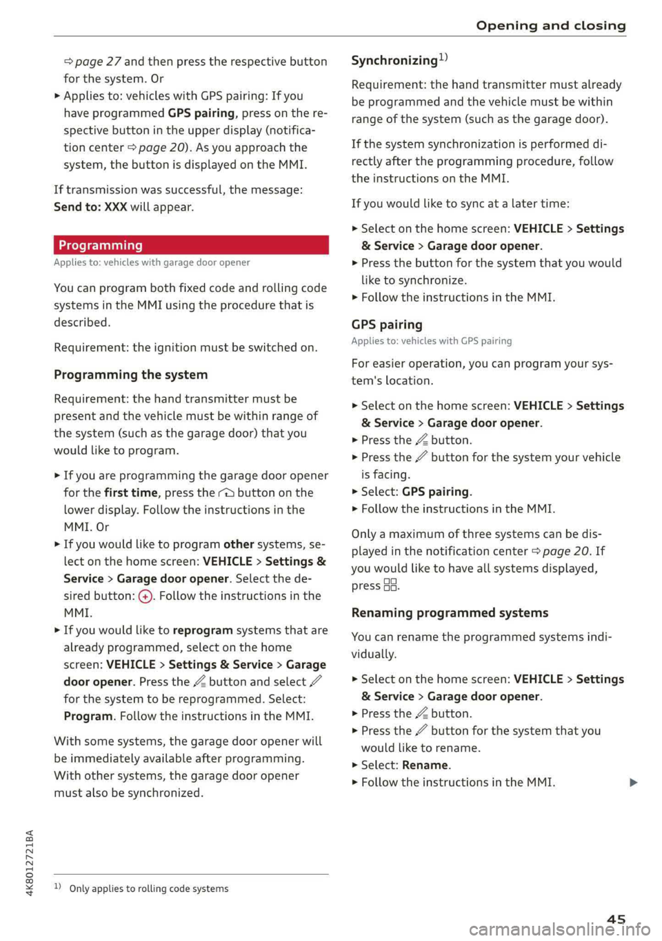 AUDI A7 2019 Service Manual 