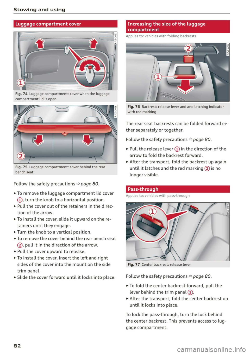 AUDI A7 2019 Manual Online 