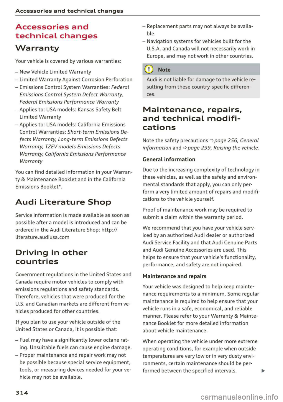 AUDI A8 2019  Owners Manual 