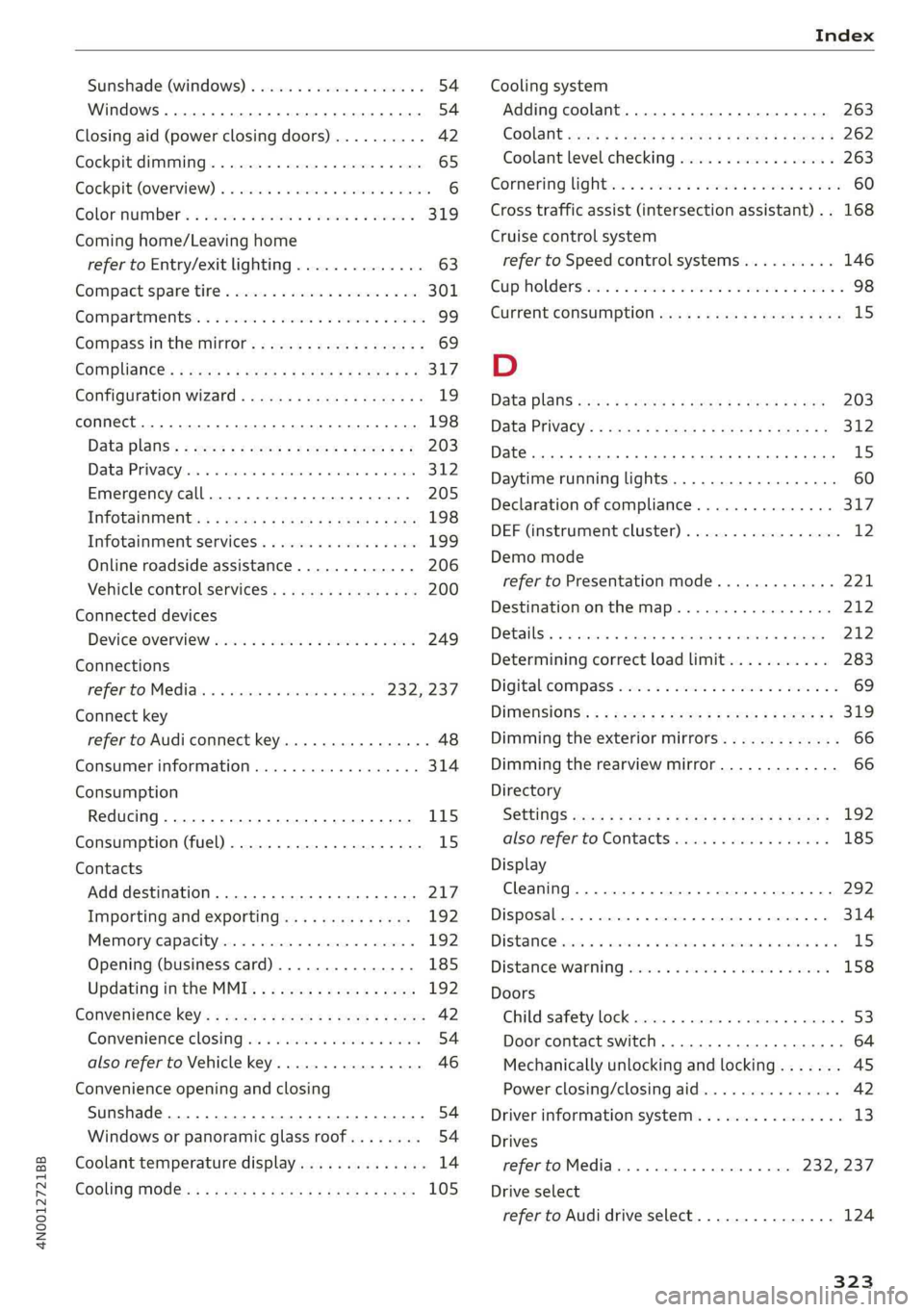 AUDI A8 2019  Owners Manual 