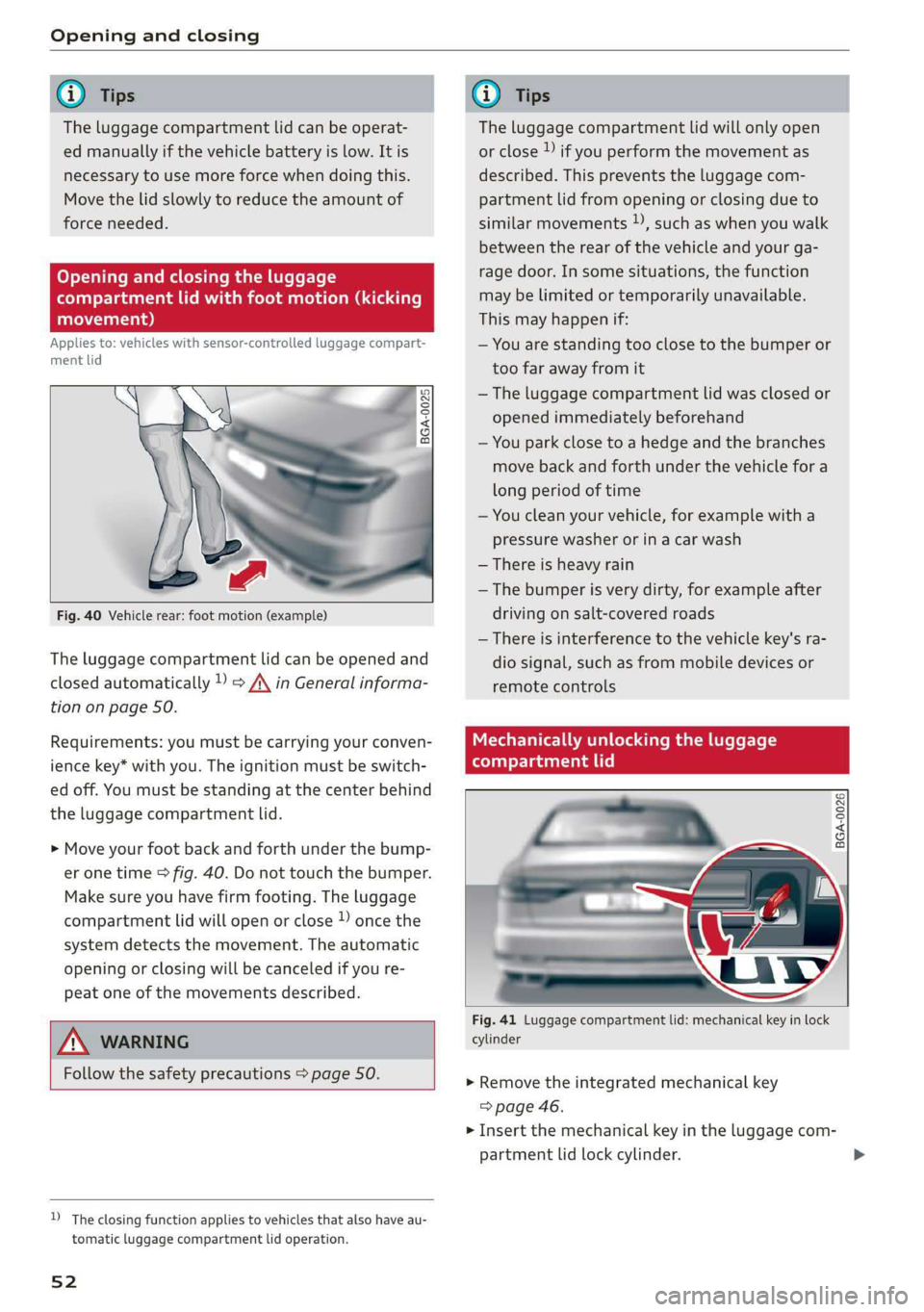 AUDI A8 2019 Workshop Manual 