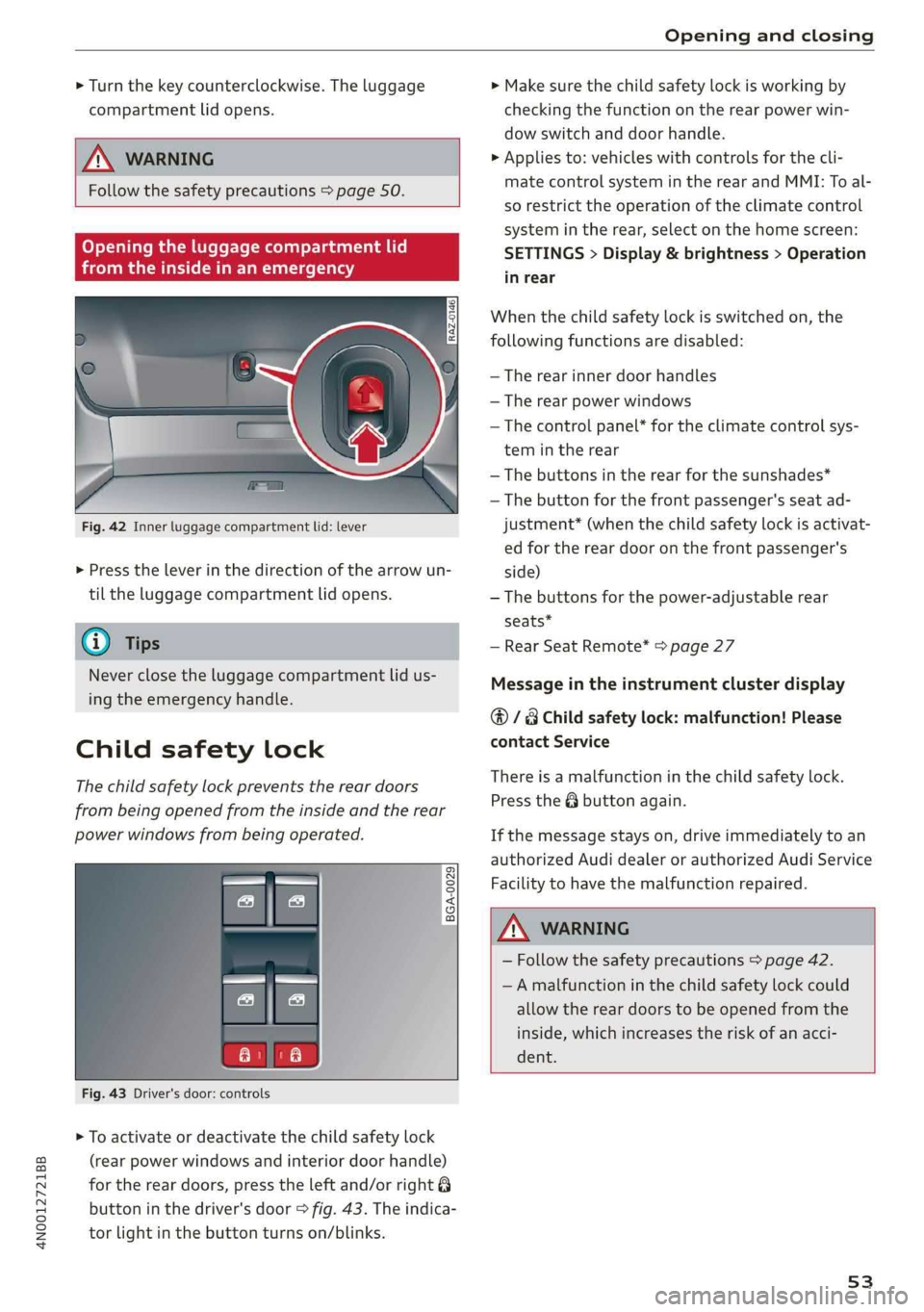 AUDI A8 2019 Workshop Manual 