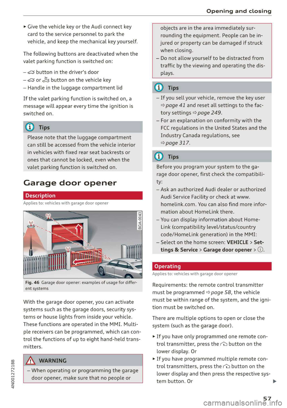 AUDI A8 2019 Workshop Manual 