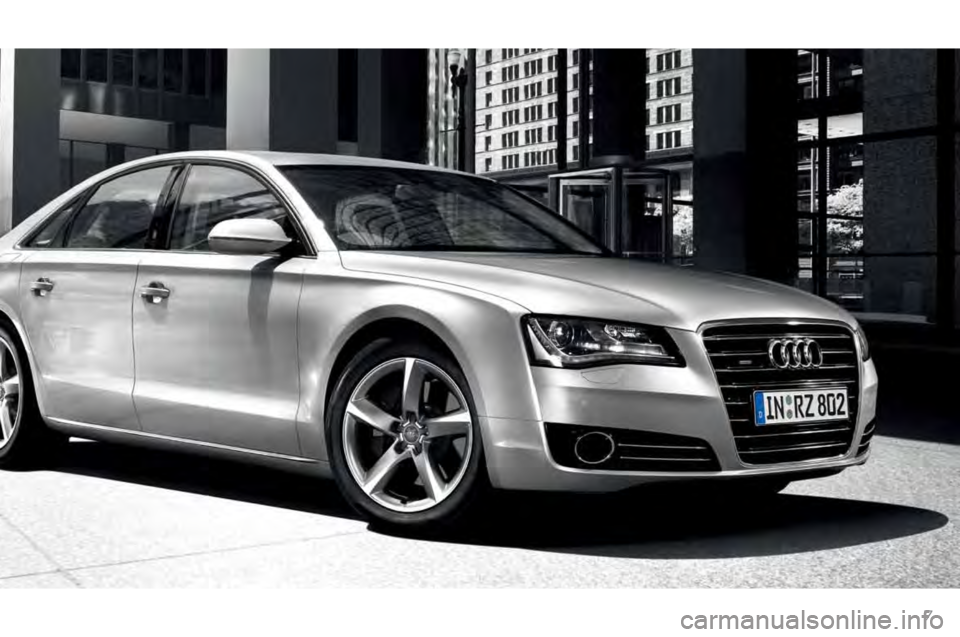AUDI A8 2011 Owners Manual
7 AUDI A8 2011 Owners Manual
7