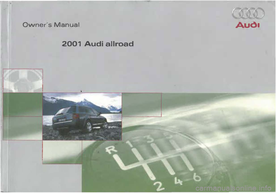 AUDI ALLROAD 2000  Owners Manual 