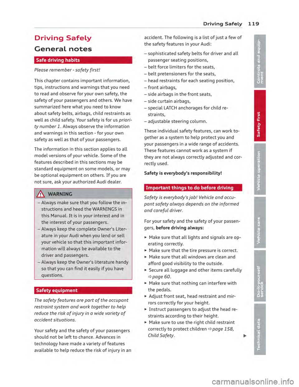 AUDI ALLROAD 2013 Owners Manual AUDI ALLROAD 2013 Owners Manual
