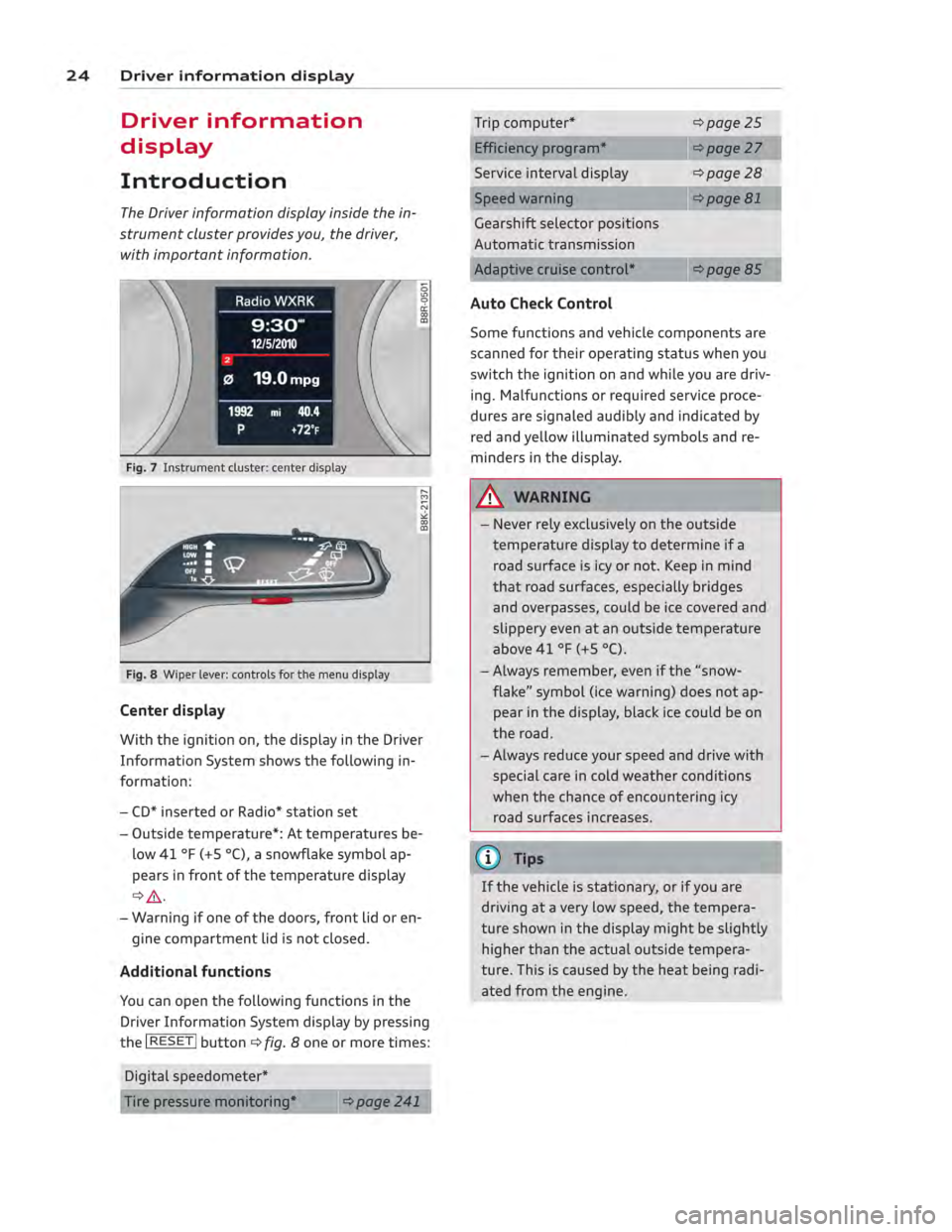 AUDI ALLROAD 2013 Owners Manual 