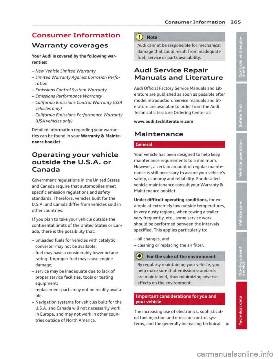 AUDI ALLROAD 2013 Owners Manual AUDI ALLROAD 2013 Owners Manual