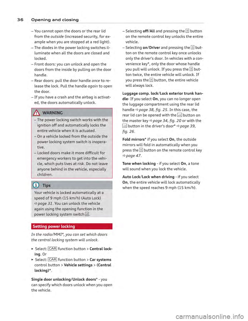 AUDI ALLROAD 2013 Owners Guide AUDI ALLROAD 2013 Owners Guide
