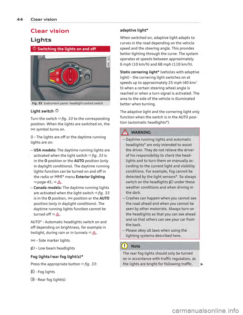 AUDI ALLROAD 2013 Service Manual 