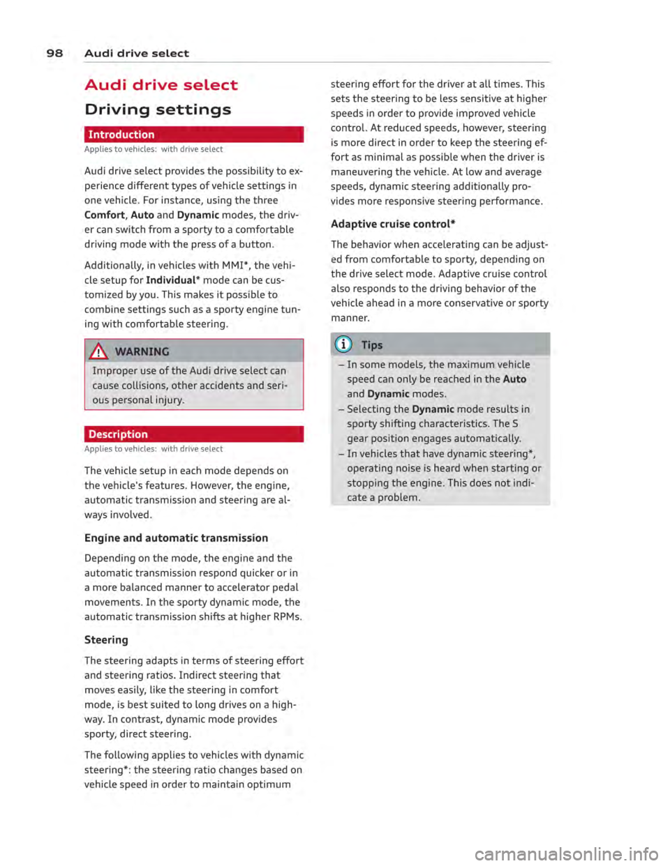 AUDI ALLROAD 2013 Owners Manual AUDI ALLROAD 2013 Owners Manual