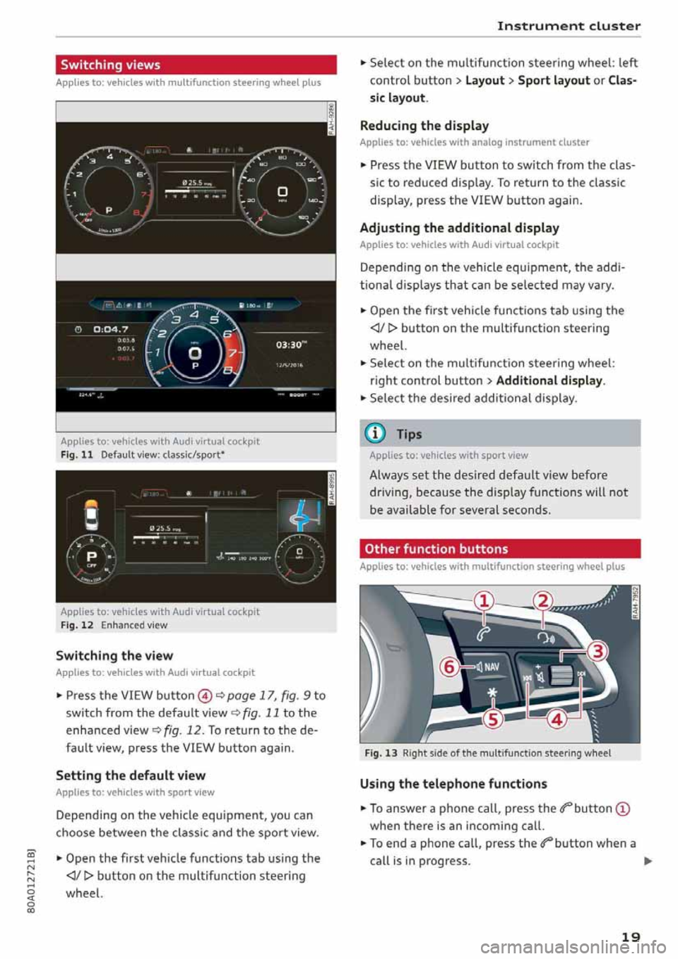 AUDI Q5 2020 Owners Manual 