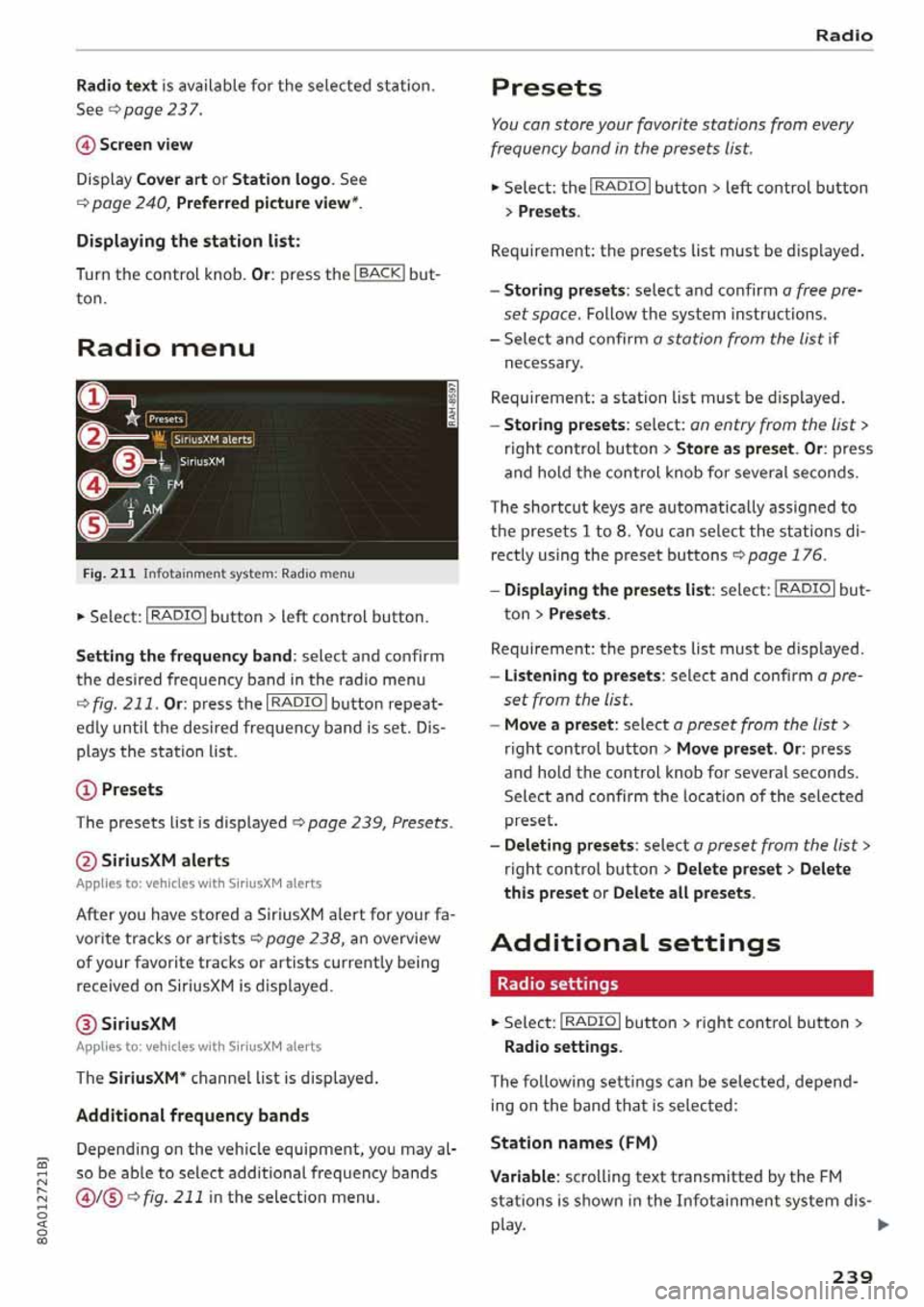 AUDI Q5 2020  Owners Manual 
