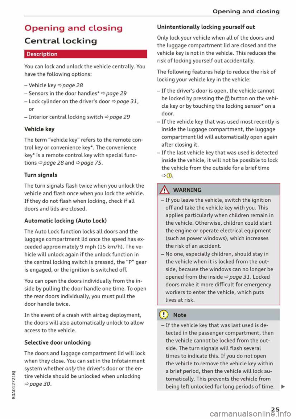 AUDI Q5 2020 Owners Manual 
