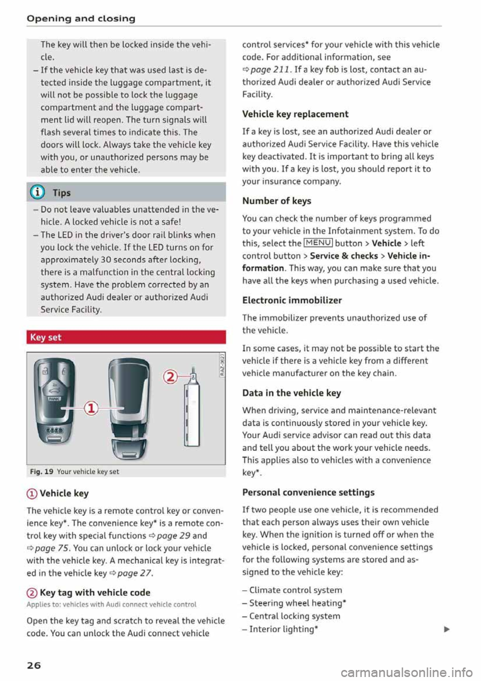 AUDI Q5 2020 Owners Manual 