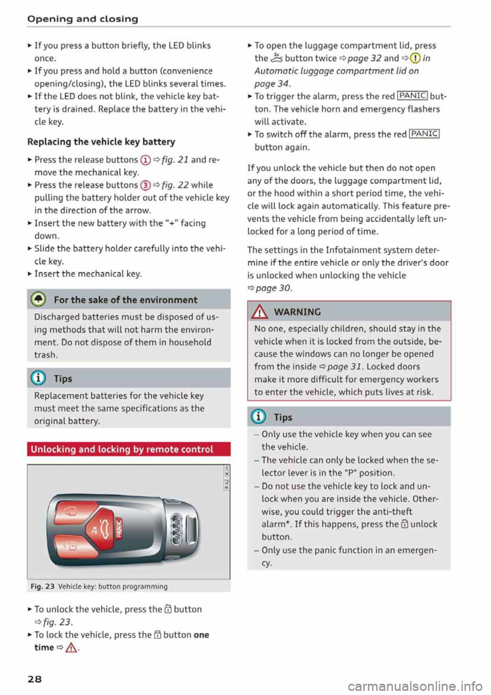 AUDI Q5 2020 Owners Manual 
