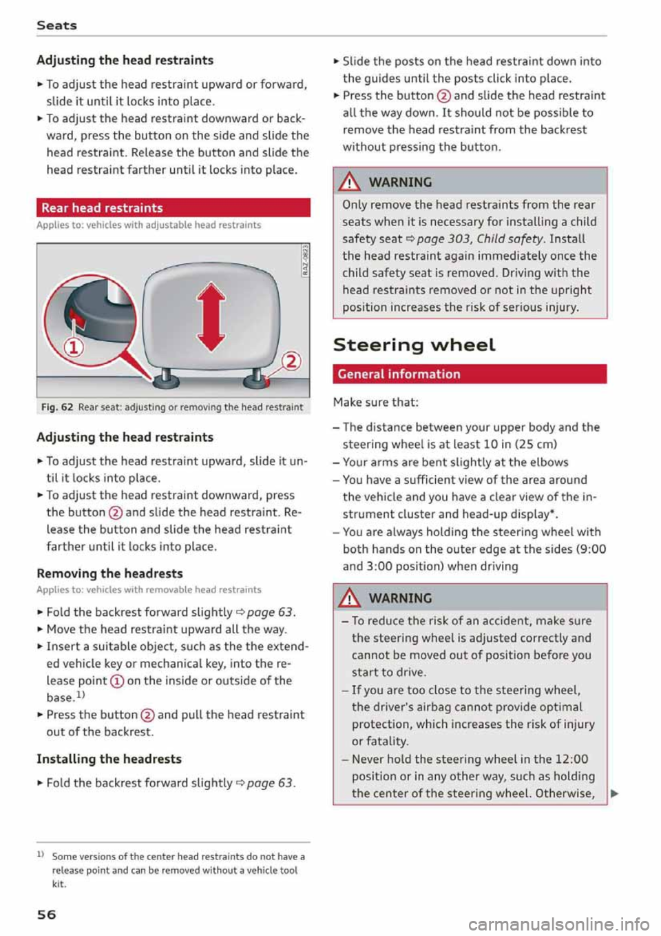 AUDI Q5 2020 Workshop Manual 