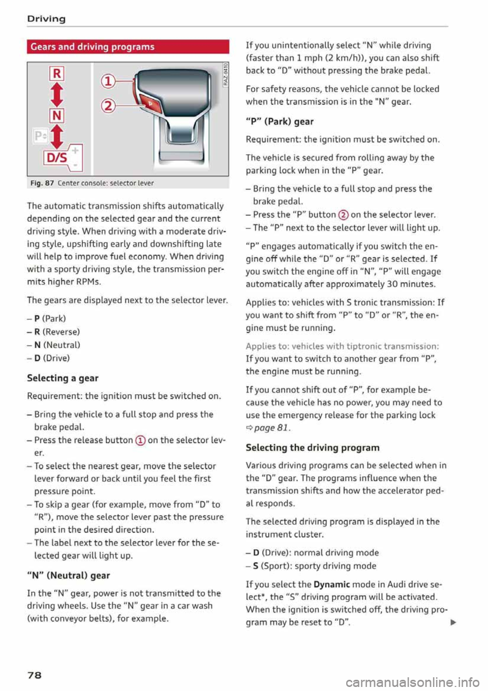 AUDI Q5 2020 Manual PDF 