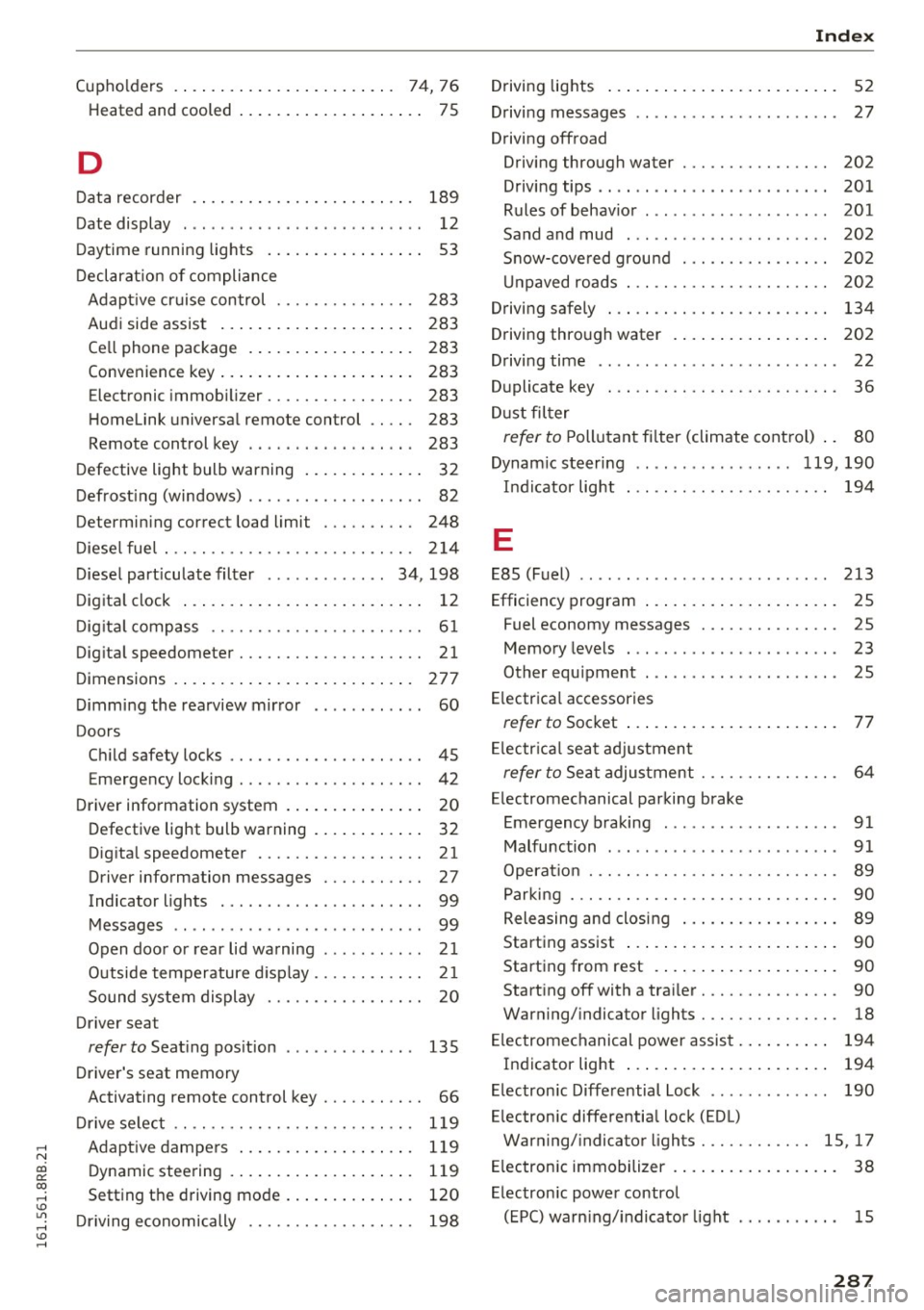 AUDI Q5 2016 Owners Manual ,....,
N
co
er::
co
,...., <J:) Lil ,...., <J:) ,....,
(upholders . . . . . . . . . . . . . . . . . . . . . . . . 74, 76
Heated and cooled . . . . . . . . . . . . . . . . . . AUDI Q5 2016 Owners Manual ,....,
N
co
er::
co
,...., <J:) Lil ,...., <J:) ,....,
(upholders . . . . . . . . . . . . . . . . . . . . . . . . 74, 76
Heated and cooled . . . . . . . . . . . . . . . . . .