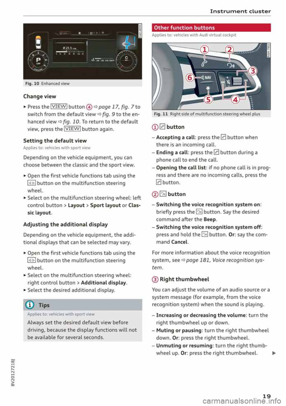 AUDI S3 SEDAN 2019 Owners Manual 
