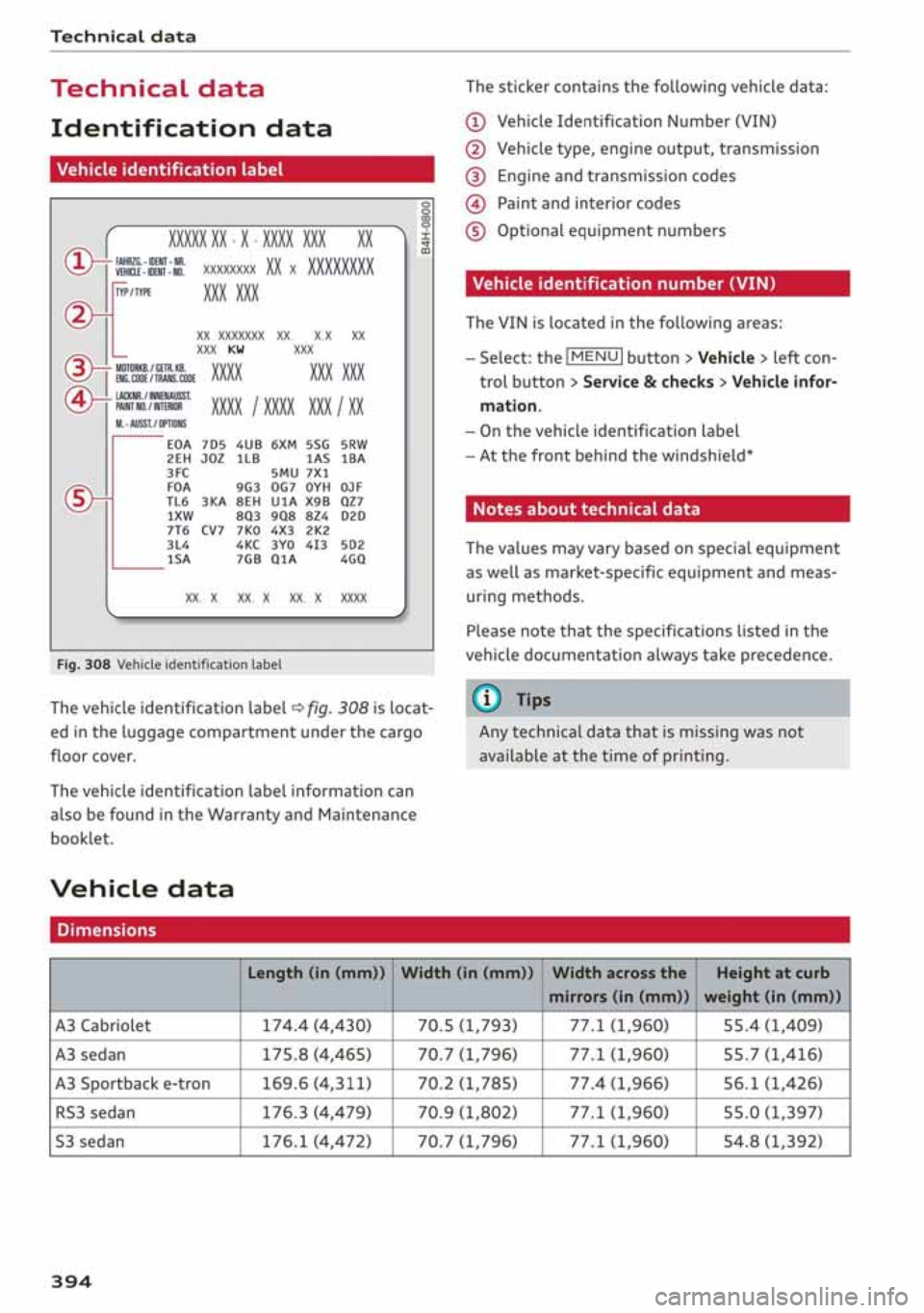 AUDI S3 SEDAN 2019 Owners Manual AUDI S3 SEDAN 2019 Owners Manual
