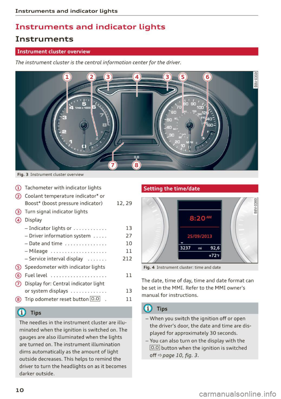 AUDI S3 SEDAN 2015  Owners Manual Instruments and indicato r  Lights 
Instruments  and  indicator  Lights 
Instruments 
Instrument  cluster  overview 
The instrument  cluster  is the  central  information  center  for  the driver. 
Fi